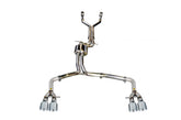 AWE Track Edition Exhaust for Audi C7 S6 4.0T - Chrome Silver Tips - Primary